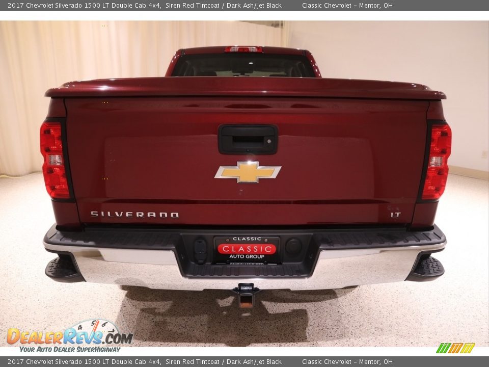 2017 Chevrolet Silverado 1500 LT Double Cab 4x4 Siren Red Tintcoat / Dark Ash/Jet Black Photo #21