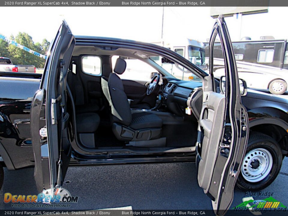 2020 Ford Ranger XL SuperCab 4x4 Shadow Black / Ebony Photo #13