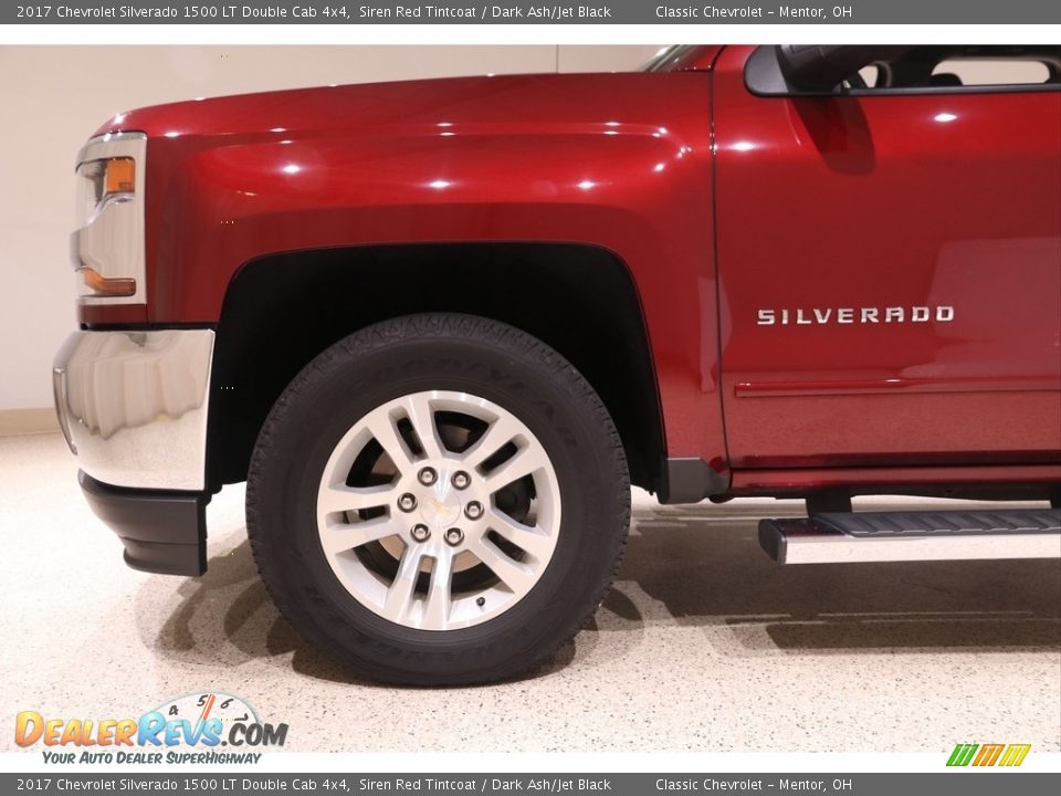 2017 Chevrolet Silverado 1500 LT Double Cab 4x4 Siren Red Tintcoat / Dark Ash/Jet Black Photo #23