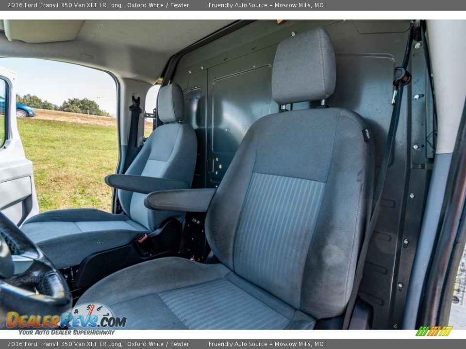 2016 Ford Transit 350 Van XLT LR Long Oxford White / Pewter Photo #18