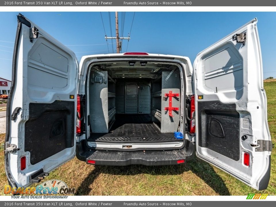 2016 Ford Transit 350 Van XLT LR Long Oxford White / Pewter Photo #22