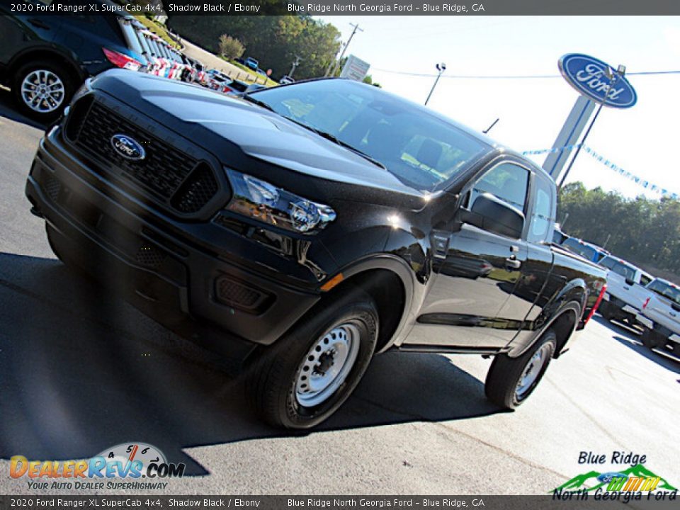 2020 Ford Ranger XL SuperCab 4x4 Shadow Black / Ebony Photo #25