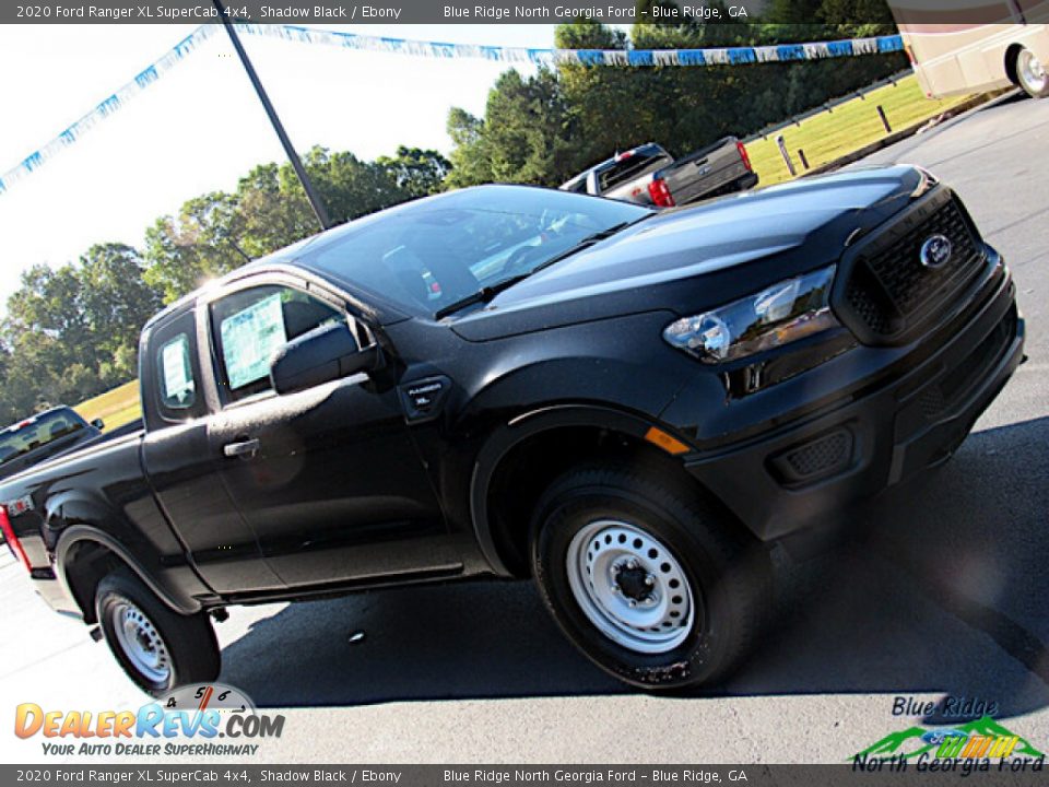 2020 Ford Ranger XL SuperCab 4x4 Shadow Black / Ebony Photo #26