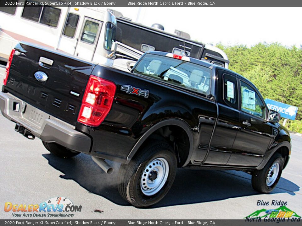 2020 Ford Ranger XL SuperCab 4x4 Shadow Black / Ebony Photo #27