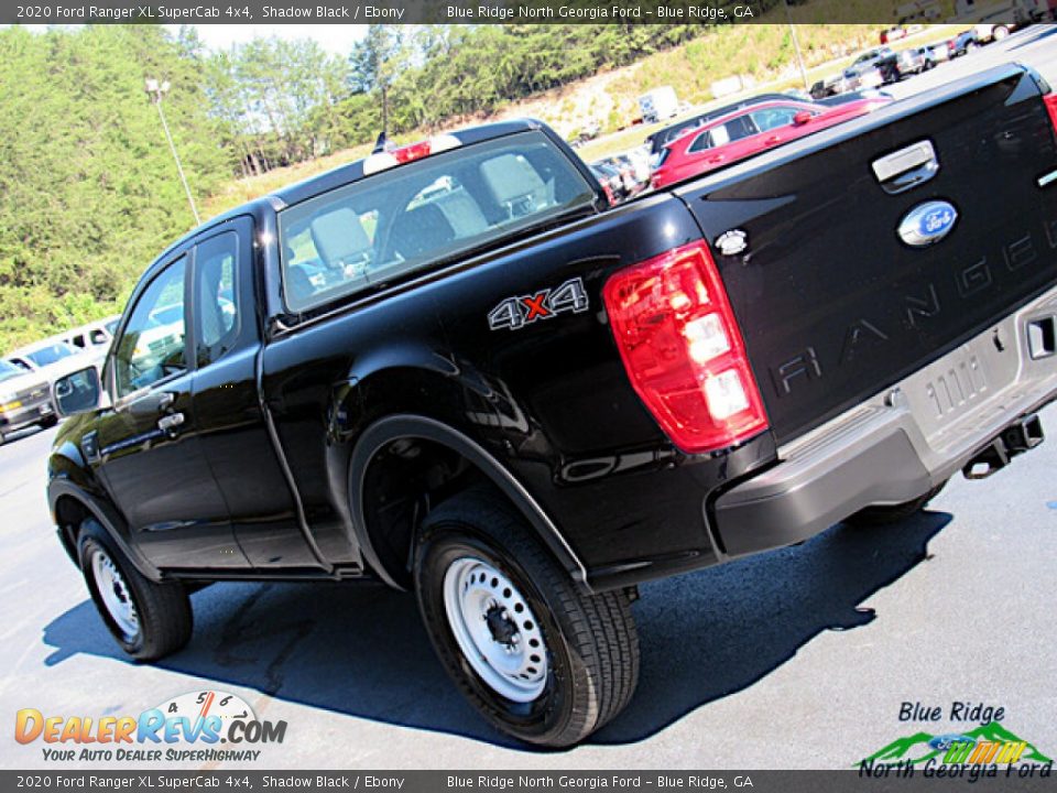 2020 Ford Ranger XL SuperCab 4x4 Shadow Black / Ebony Photo #28