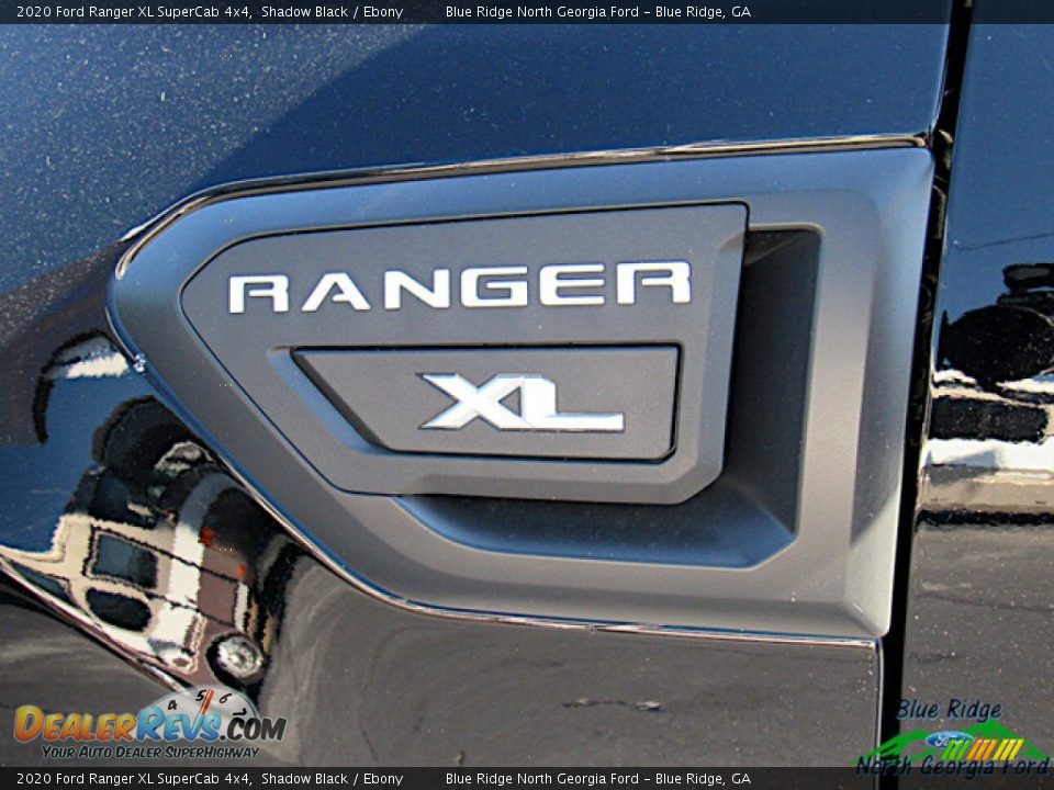 2020 Ford Ranger XL SuperCab 4x4 Shadow Black / Ebony Photo #30