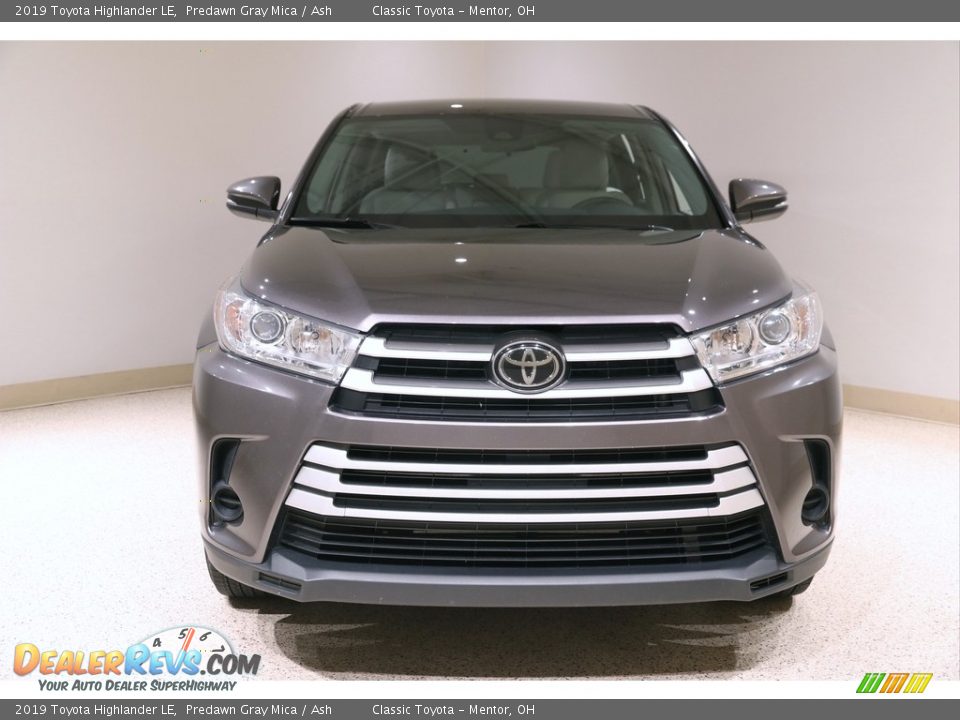 2019 Toyota Highlander LE Predawn Gray Mica / Ash Photo #2