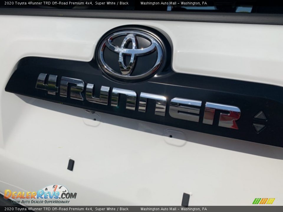 2020 Toyota 4Runner TRD Off-Road Premium 4x4 Super White / Black Photo #26