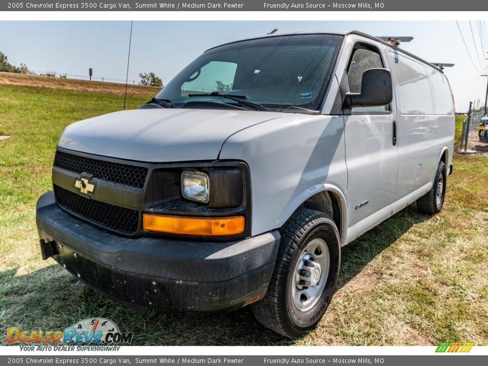 2005 Chevrolet Express 3500 Cargo Van Summit White / Medium Dark Pewter Photo #8