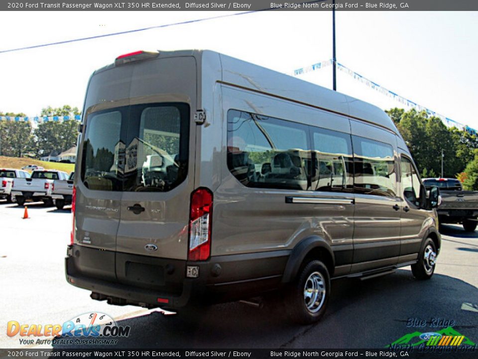 2020 Ford Transit Passenger Wagon XLT 350 HR Extended Diffused Silver / Ebony Photo #5