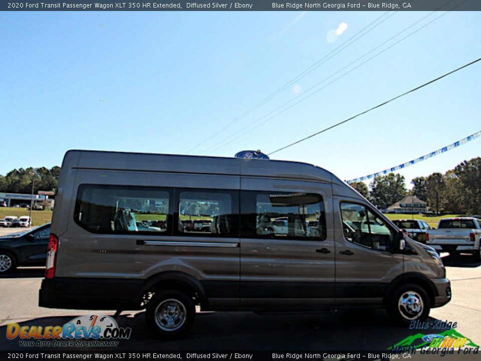 2020 Ford Transit Passenger Wagon XLT 350 HR Extended Diffused Silver / Ebony Photo #6