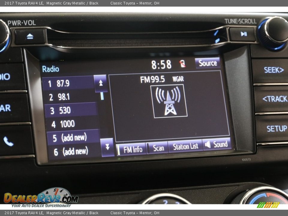 2017 Toyota RAV4 LE Magnetic Gray Metallic / Black Photo #10