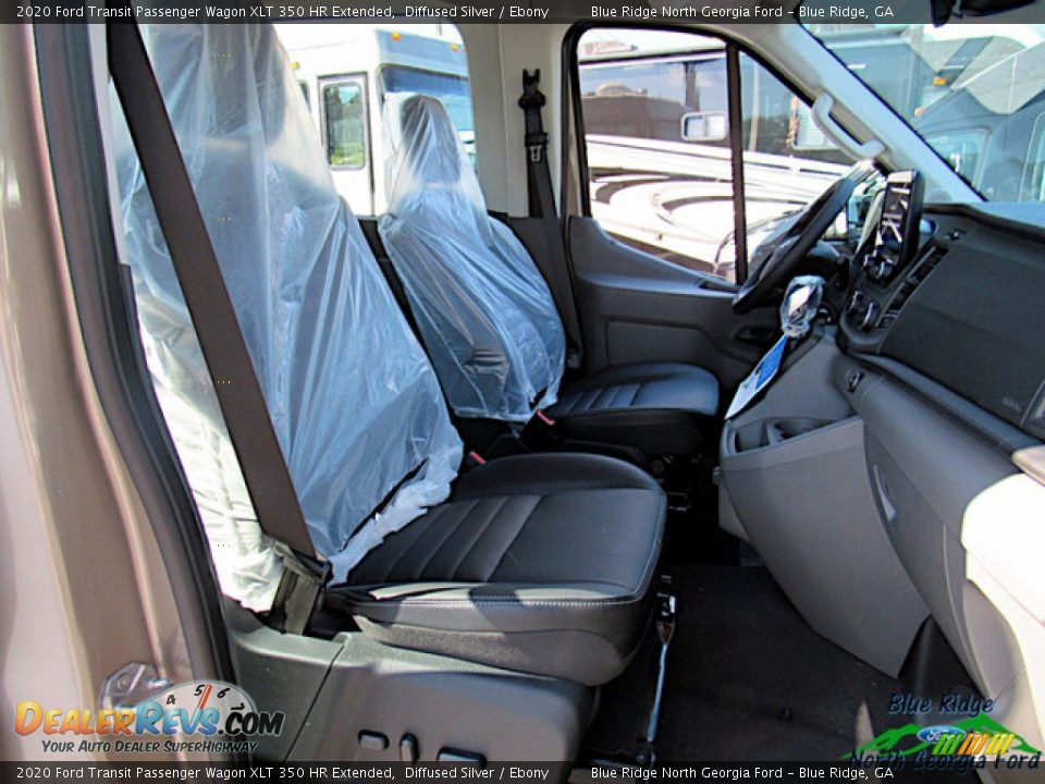 2020 Ford Transit Passenger Wagon XLT 350 HR Extended Diffused Silver / Ebony Photo #12
