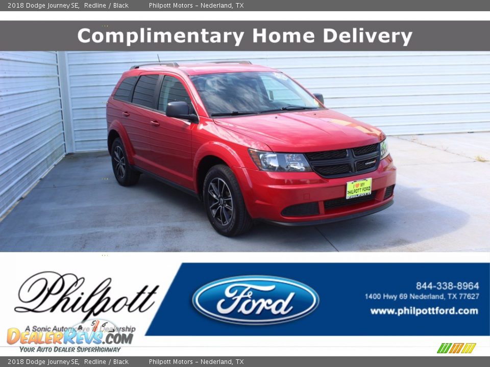 2018 Dodge Journey SE Redline / Black Photo #1