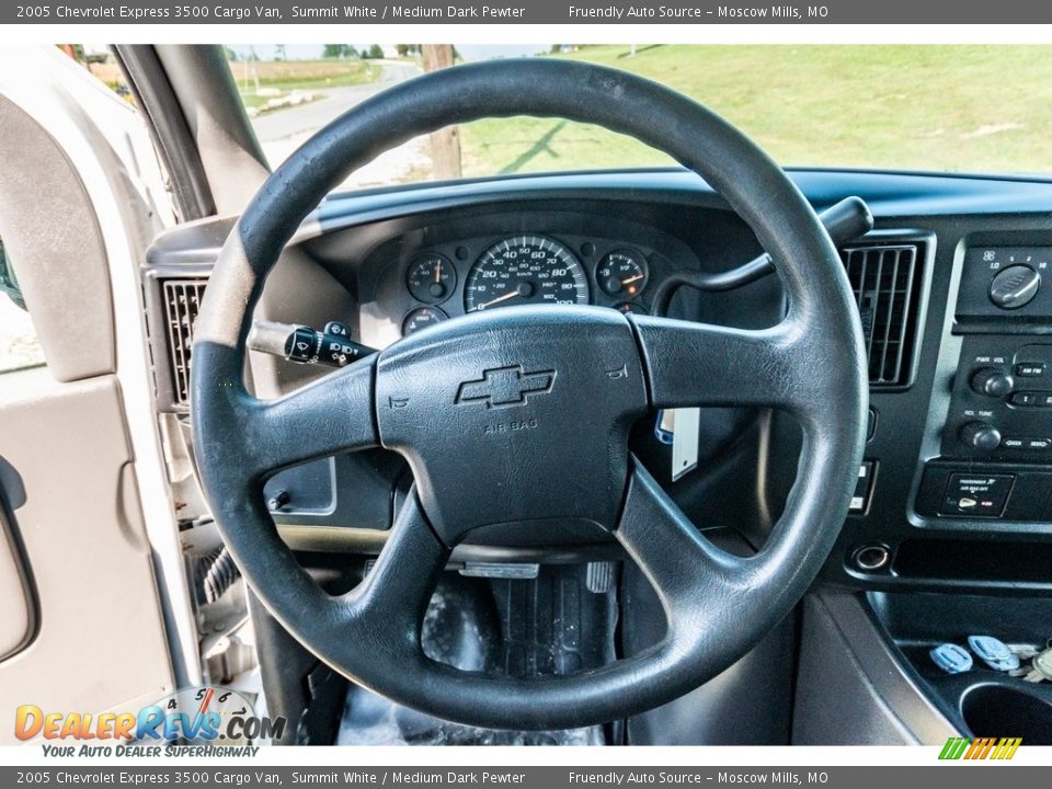 2005 Chevrolet Express 3500 Cargo Van Summit White / Medium Dark Pewter Photo #31