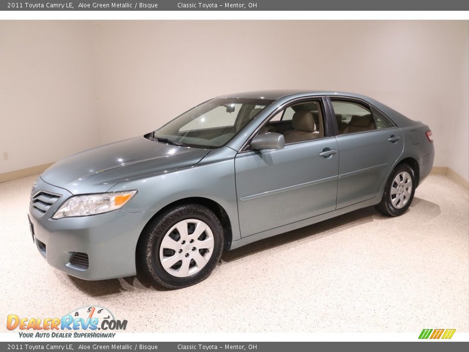 2011 Toyota Camry LE Aloe Green Metallic / Bisque Photo #2