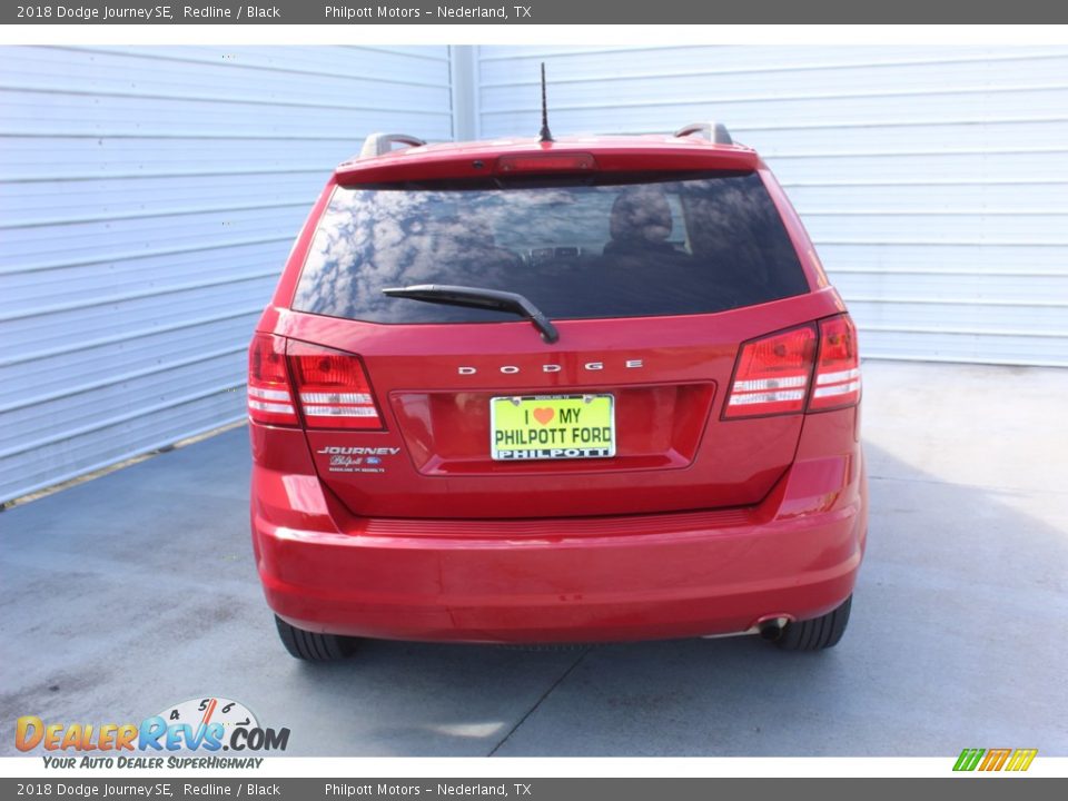 2018 Dodge Journey SE Redline / Black Photo #9