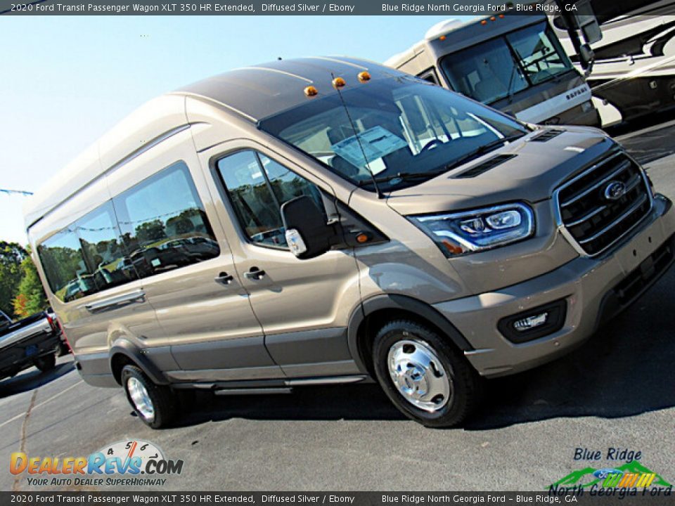 2020 Ford Transit Passenger Wagon XLT 350 HR Extended Diffused Silver / Ebony Photo #33