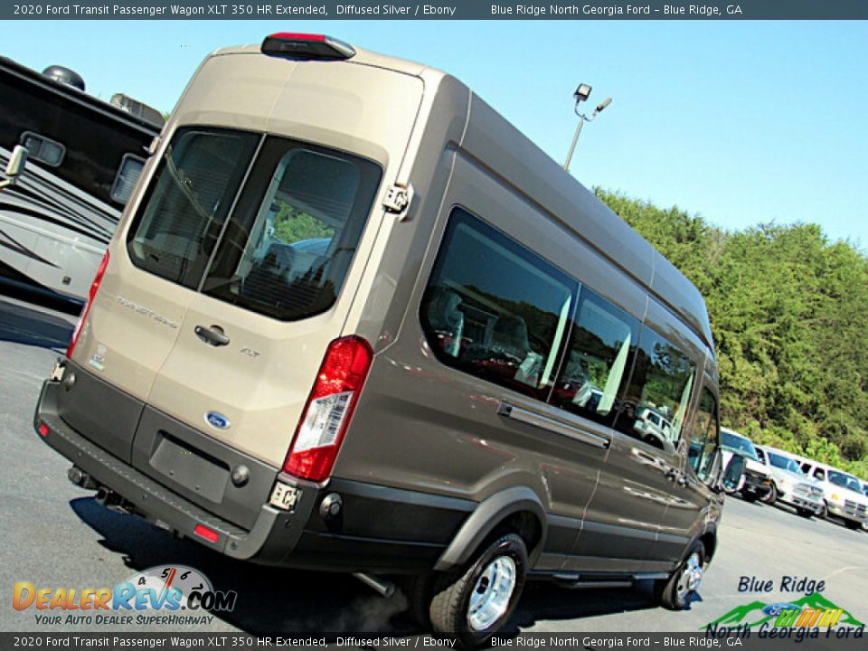 2020 Ford Transit Passenger Wagon XLT 350 HR Extended Diffused Silver / Ebony Photo #34