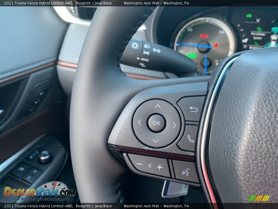 2021 Toyota Venza Hybrid Limited AWD Steering Wheel Photo #17