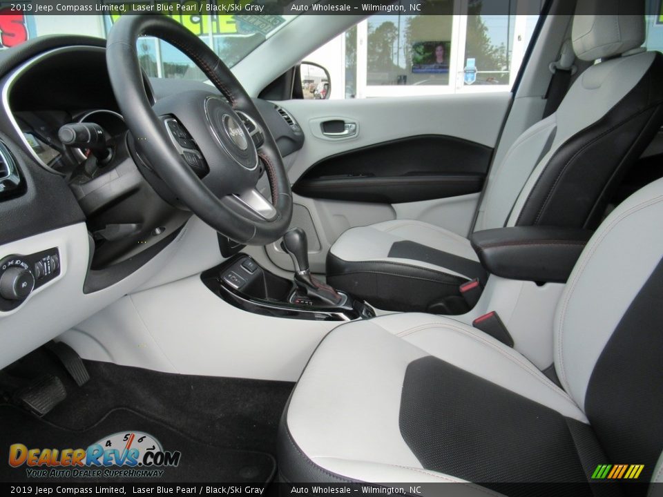 2019 Jeep Compass Limited Laser Blue Pearl / Black/Ski Gray Photo #10
