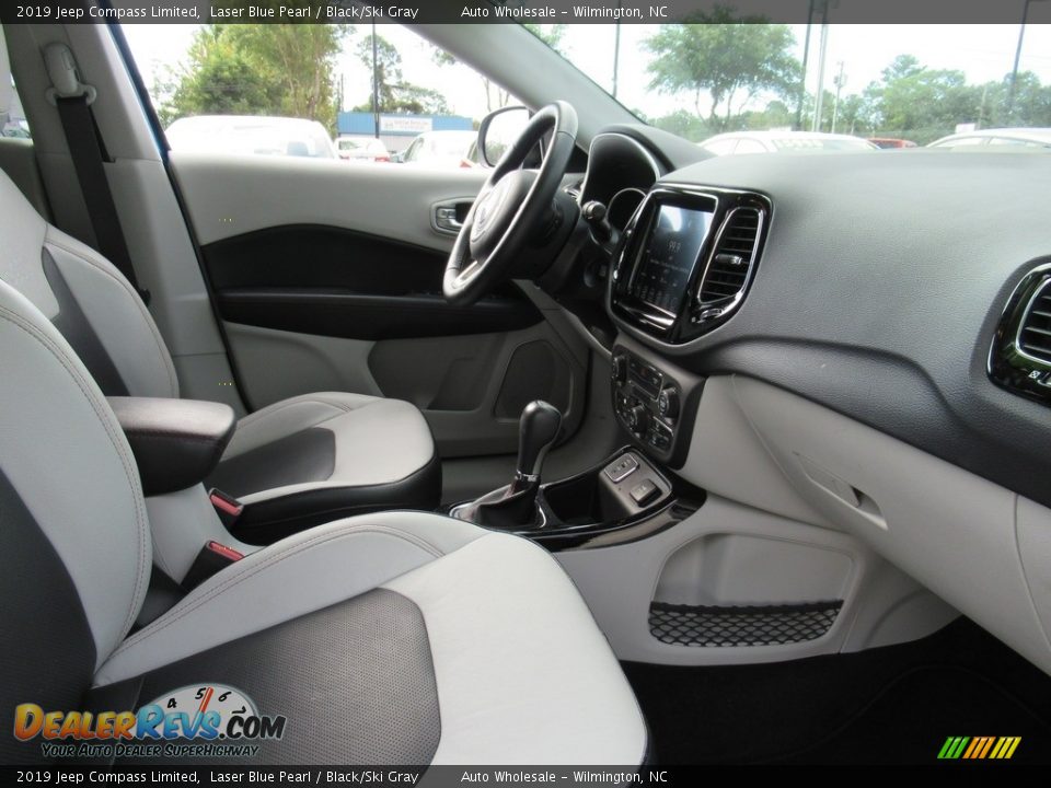 2019 Jeep Compass Limited Laser Blue Pearl / Black/Ski Gray Photo #12