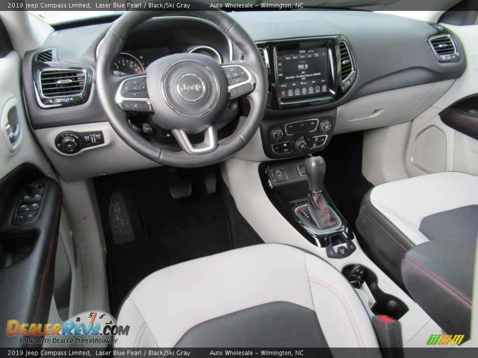 2019 Jeep Compass Limited Laser Blue Pearl / Black/Ski Gray Photo #14