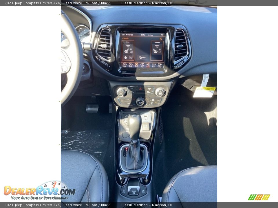 2021 Jeep Compass Limited 4x4 Pearl White Tri–Coat / Black Photo #6