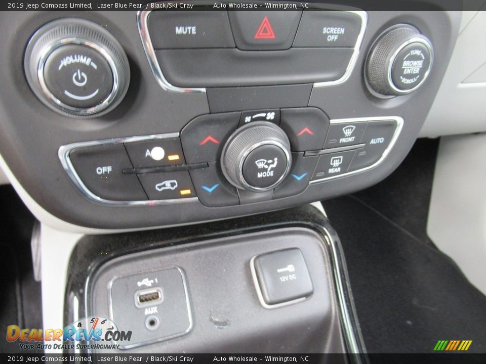 2019 Jeep Compass Limited Laser Blue Pearl / Black/Ski Gray Photo #17