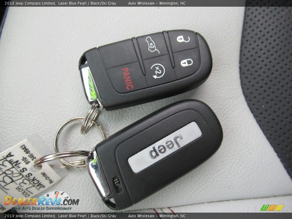 2019 Jeep Compass Limited Laser Blue Pearl / Black/Ski Gray Photo #20