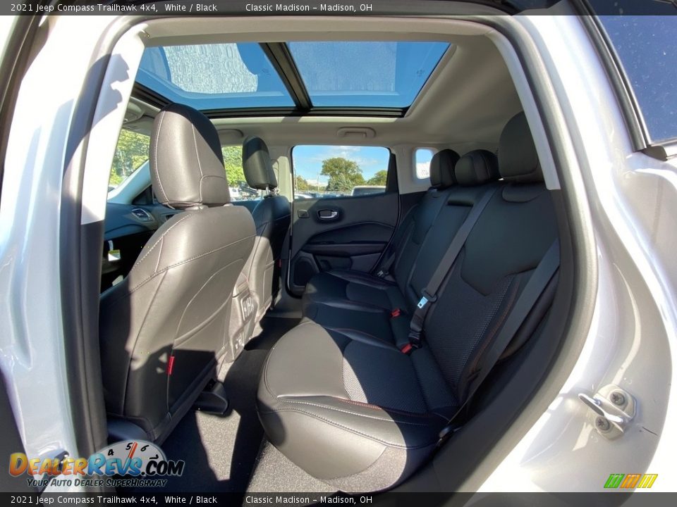 2021 Jeep Compass Trailhawk 4x4 White / Black Photo #3