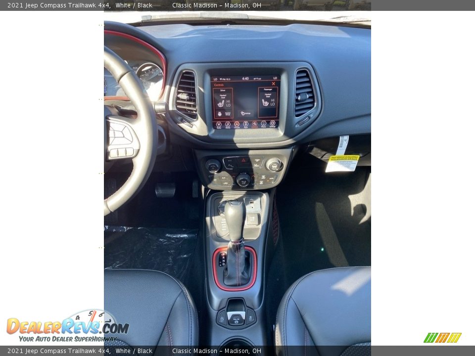 2021 Jeep Compass Trailhawk 4x4 White / Black Photo #6