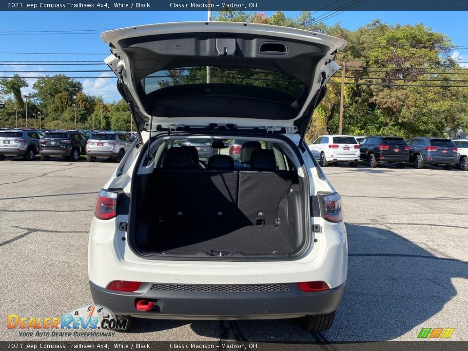 2021 Jeep Compass Trailhawk 4x4 White / Black Photo #11