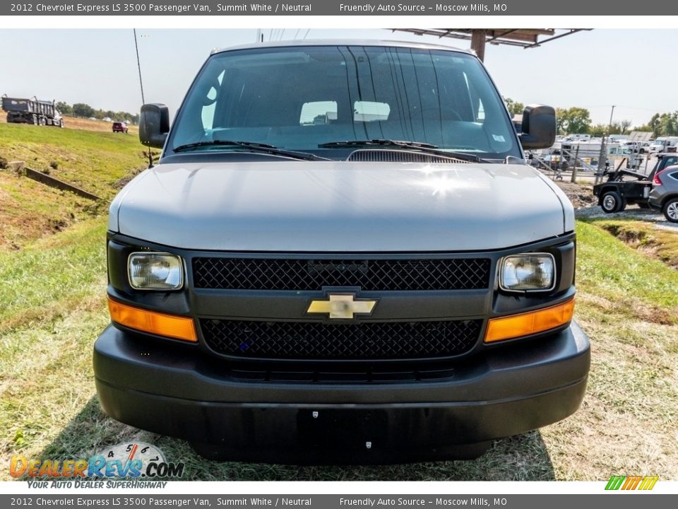 2012 Chevrolet Express LS 3500 Passenger Van Summit White / Neutral Photo #9