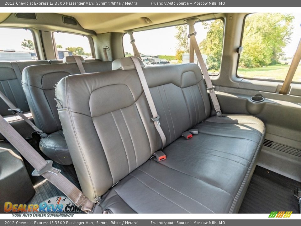 2012 Chevrolet Express LS 3500 Passenger Van Summit White / Neutral Photo #24