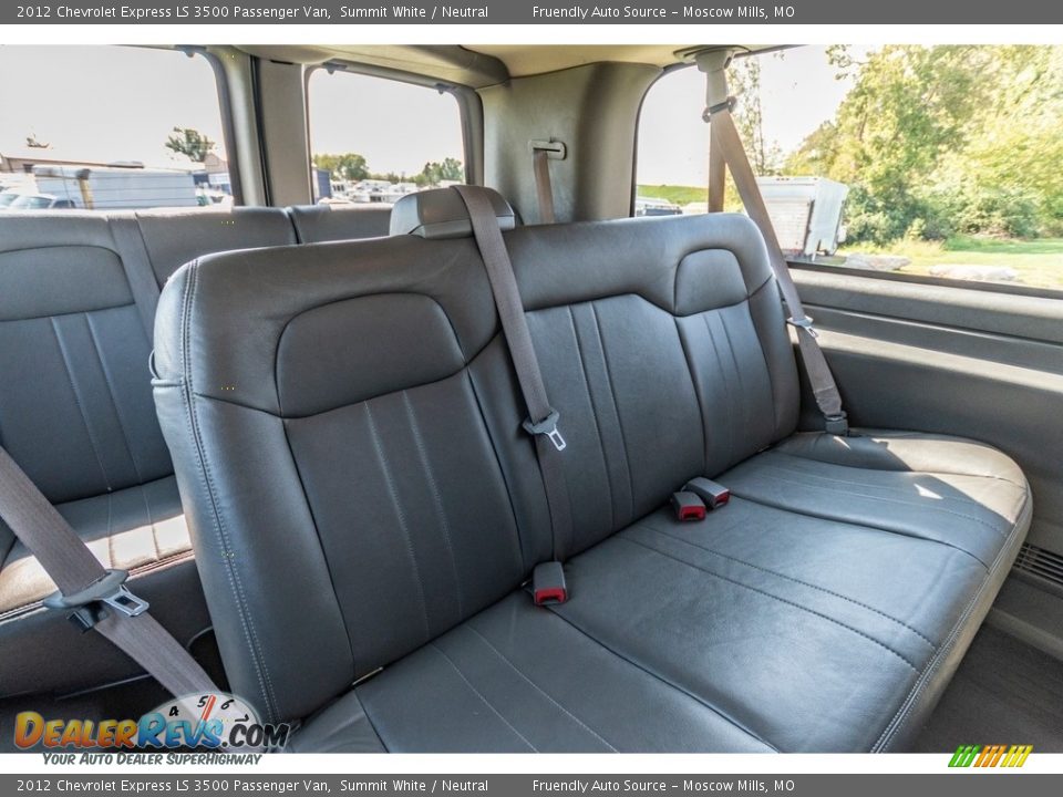 2012 Chevrolet Express LS 3500 Passenger Van Summit White / Neutral Photo #25