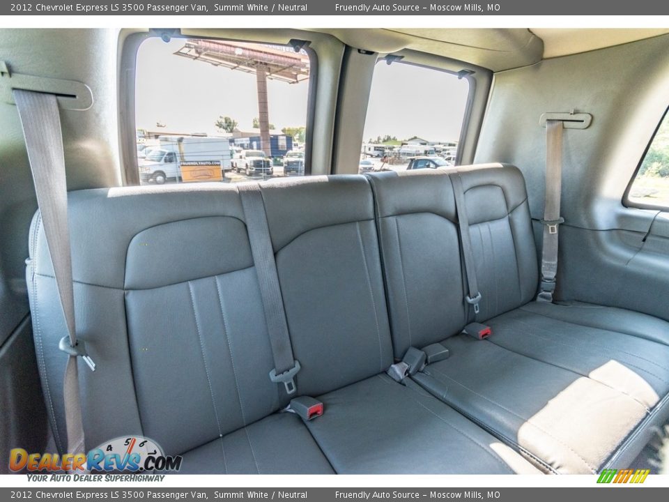 2012 Chevrolet Express LS 3500 Passenger Van Summit White / Neutral Photo #26