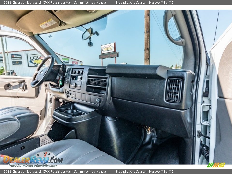 2012 Chevrolet Express LS 3500 Passenger Van Summit White / Neutral Photo #28
