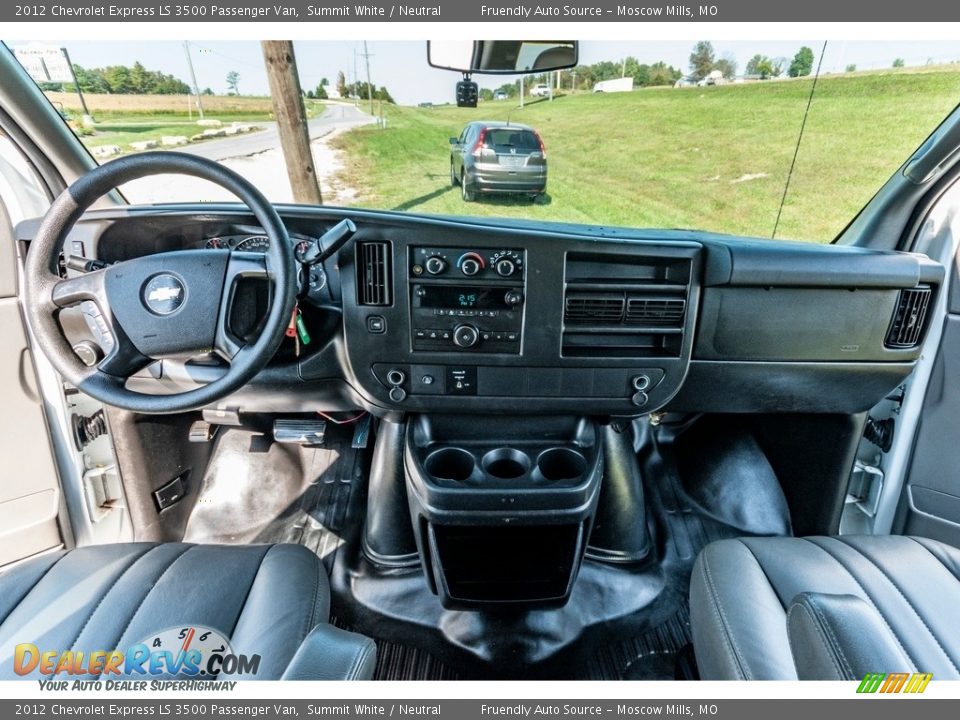 2012 Chevrolet Express LS 3500 Passenger Van Summit White / Neutral Photo #31