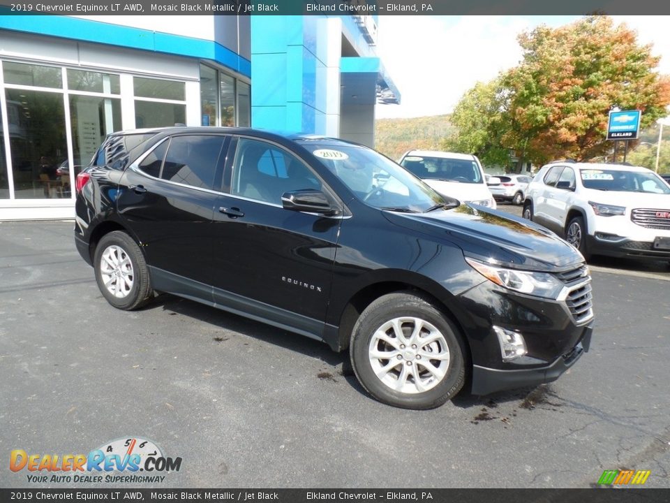 2019 Chevrolet Equinox LT AWD Mosaic Black Metallic / Jet Black Photo #5