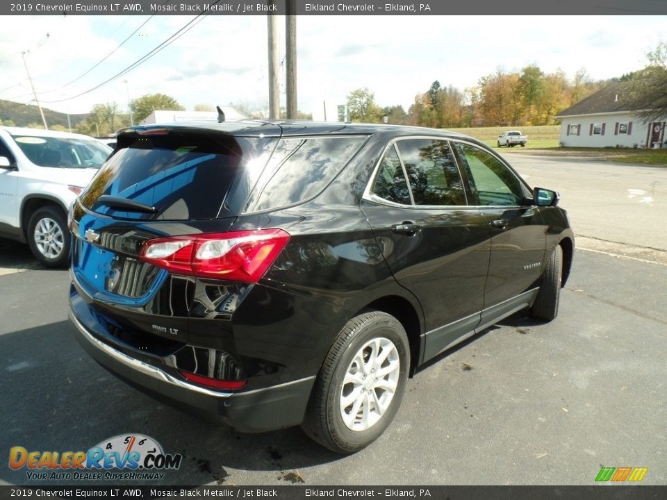 2019 Chevrolet Equinox LT AWD Mosaic Black Metallic / Jet Black Photo #7