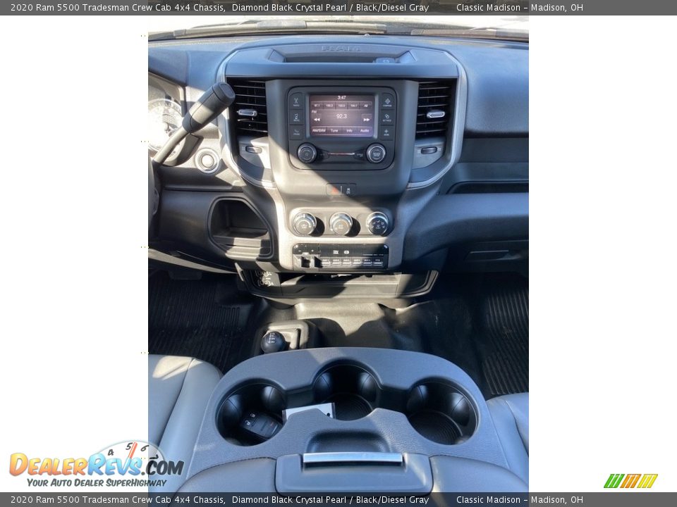 2020 Ram 5500 Tradesman Crew Cab 4x4 Chassis Diamond Black Crystal Pearl / Black/Diesel Gray Photo #6