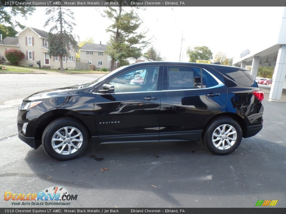 2019 Chevrolet Equinox LT AWD Mosaic Black Metallic / Jet Black Photo #10