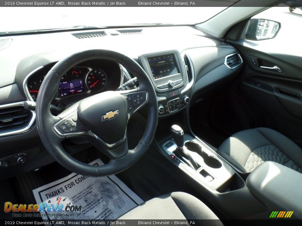 2019 Chevrolet Equinox LT AWD Mosaic Black Metallic / Jet Black Photo #17