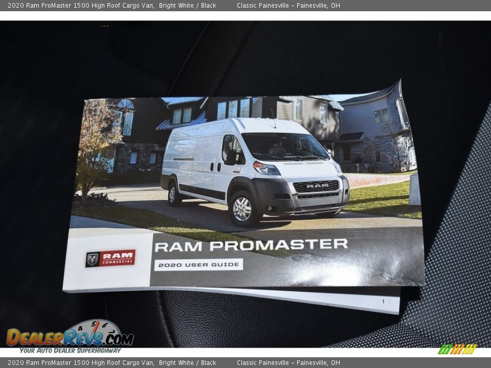 2020 Ram ProMaster 1500 High Roof Cargo Van Bright White / Black Photo #16