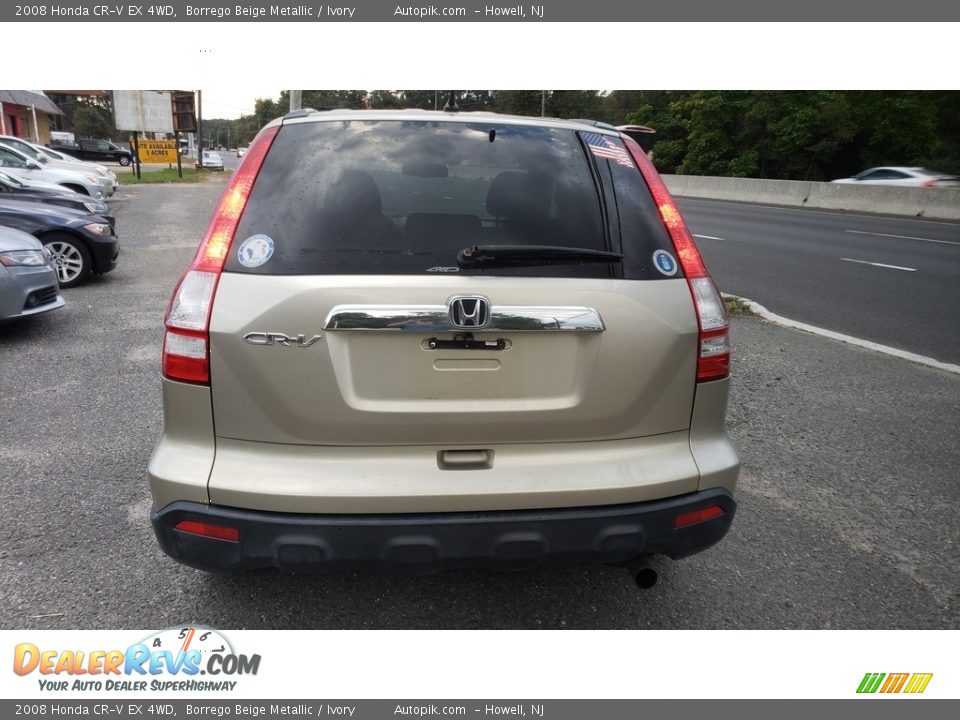 2008 Honda CR-V EX 4WD Borrego Beige Metallic / Ivory Photo #6