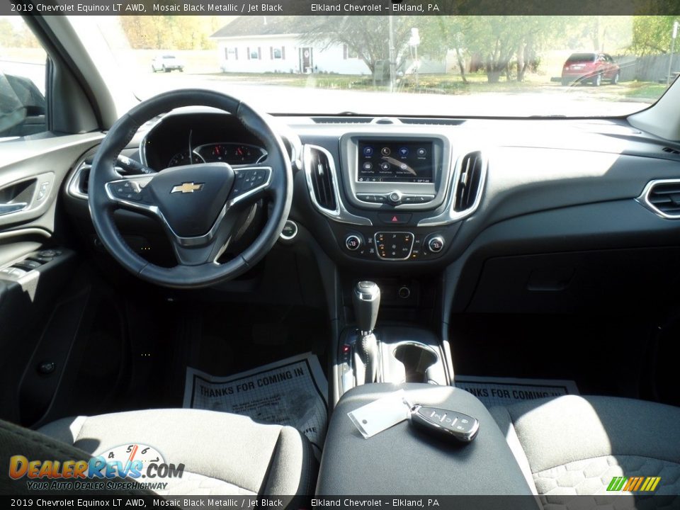 2019 Chevrolet Equinox LT AWD Mosaic Black Metallic / Jet Black Photo #33