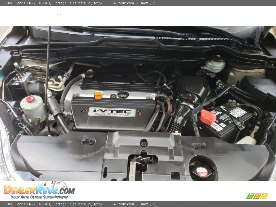 2008 Honda CR-V EX 4WD Borrego Beige Metallic / Ivory Photo #23