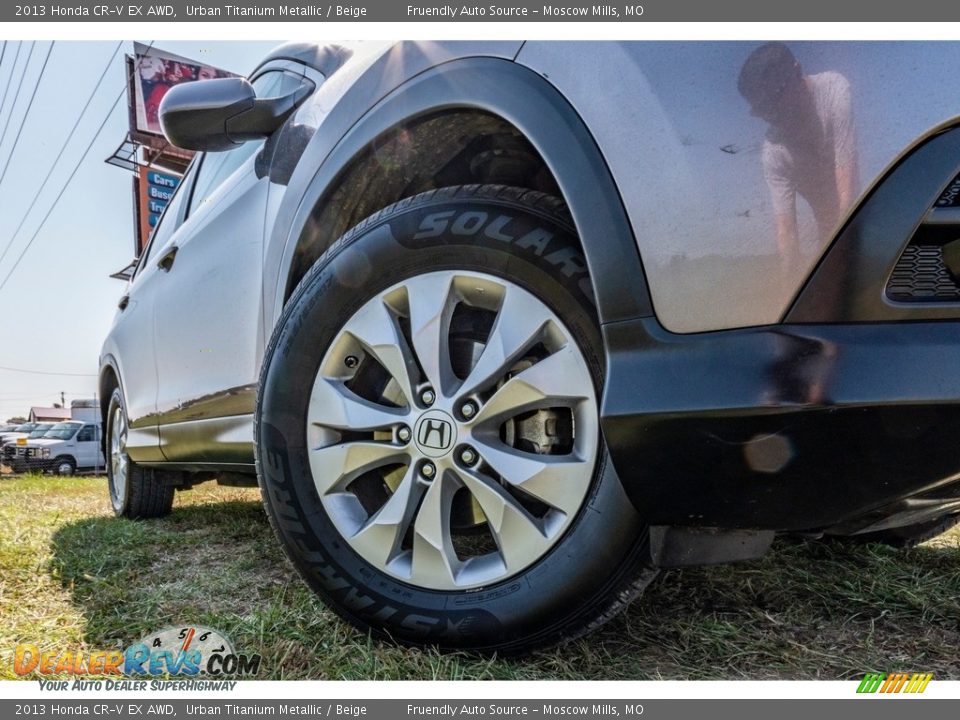 2013 Honda CR-V EX AWD Urban Titanium Metallic / Beige Photo #2