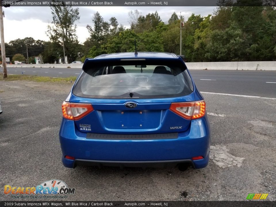 2009 Subaru Impreza WRX Wagon WR Blue Mica / Carbon Black Photo #4